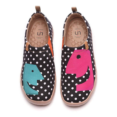 UIN Footwear Women -Hola- Classic Dot Female Canvas Shoes Canvas loafers