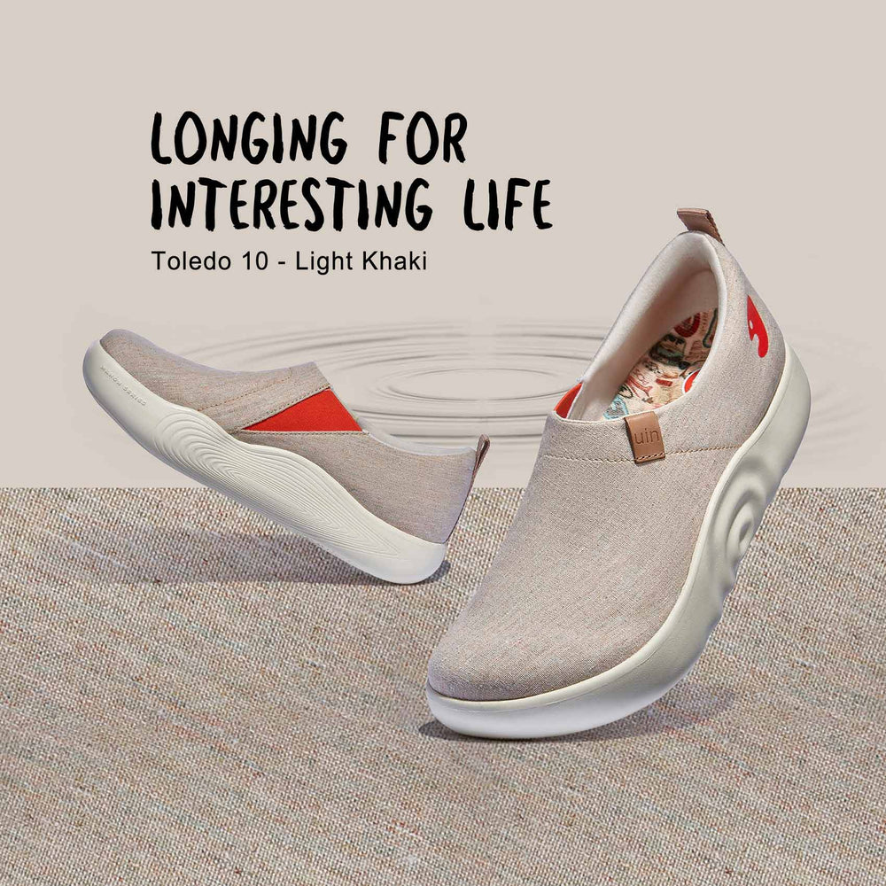 UIN Footwear Women Khaki Brown Toledo X Women Canvas loafers