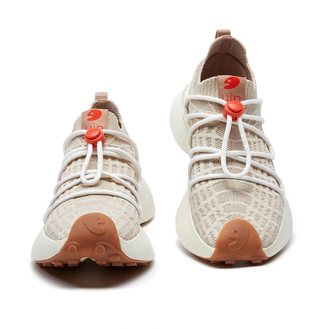 UIN Footwear Women Latte Lleida IV Women Canvas loafers