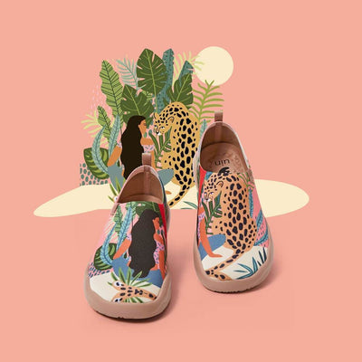 UIN Footwear Women Leopard & Beauty Canvas loafers
