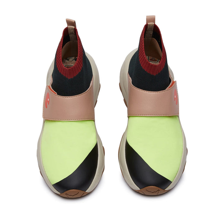 UIN Footwear Women Light Lime Cazorla II Women Canvas loafers