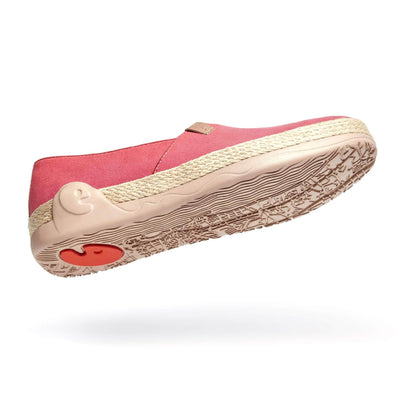 UIN Footwear Women Marbella I Tea Rose Canvas loafers