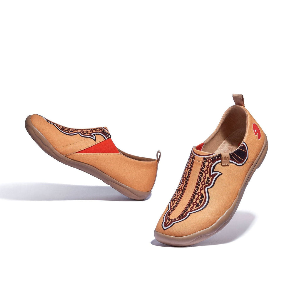UIN Footwear Women Middle Eastern Symbols Toledo I Women Canvas loafers