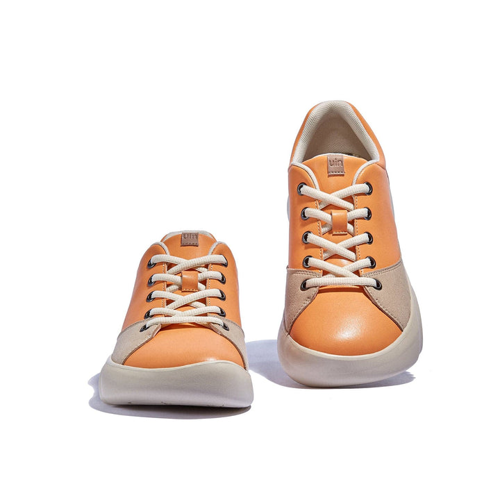 UIN Footwear Women Mock Orange Denia I Women Canvas loafers