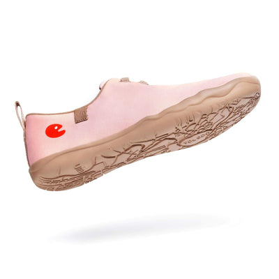 UIN Footwear Women Moguer Crystal Rose Canvas loafers