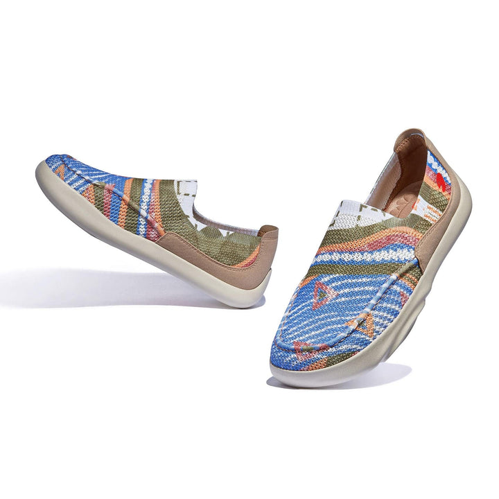 UIN Footwear Women Morandi Ocean Mojacar I Women Canvas loafers