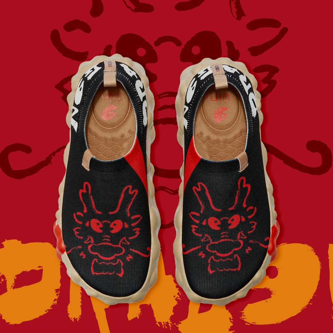 UIN Footwear Women Mysterious Dragon Toledo VI Women Canvas loafers