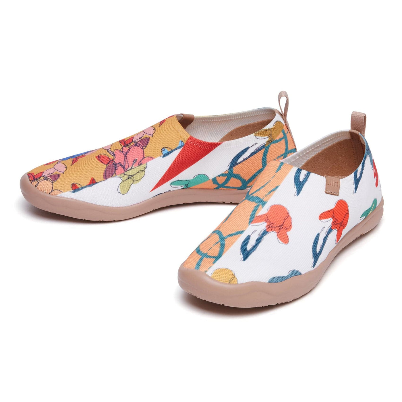 UIN Footwear Women Painted Lily Toledo I Women Canvas loafers