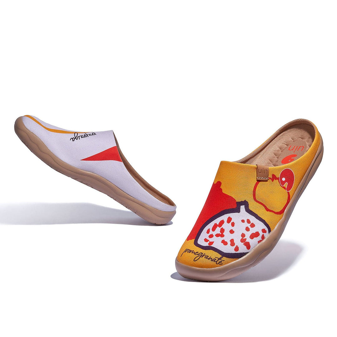 UIN Footwear Women Pomegranate & Papaya Malaga Women Canvas loafers