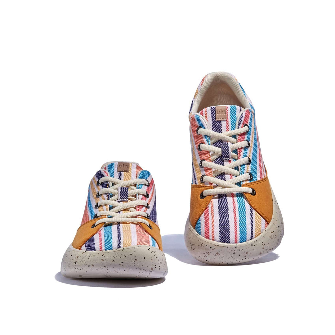 UIN Footwear Women Rainbow Reflection Denia I Women Canvas loafers
