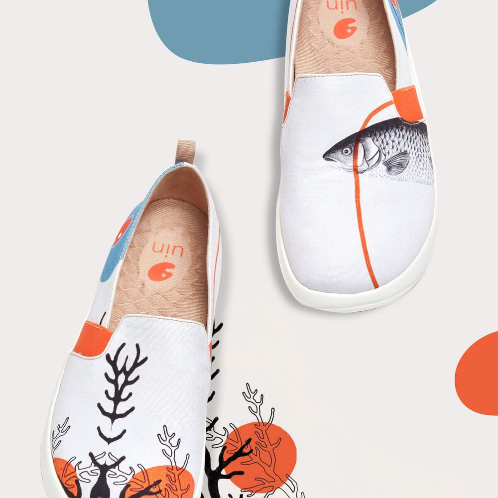 UIN Footwear Women Roaming Sitges Canvas loafers
