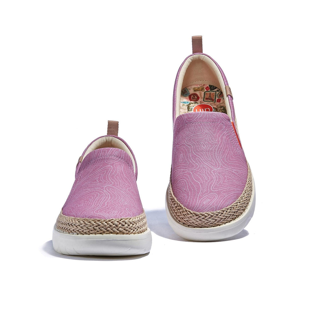 UIN Footwear Women Rose Pink Tarragona I Women Canvas loafers