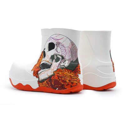 UIN Footwear Women Skeleton Boots Women Canvas loafers