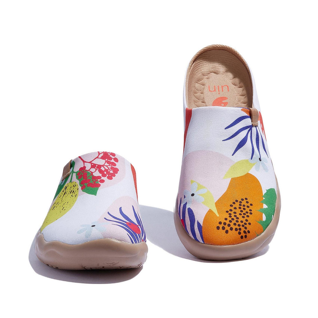 UIN Footwear Women Summer Fruits Malaga Women Canvas loafers