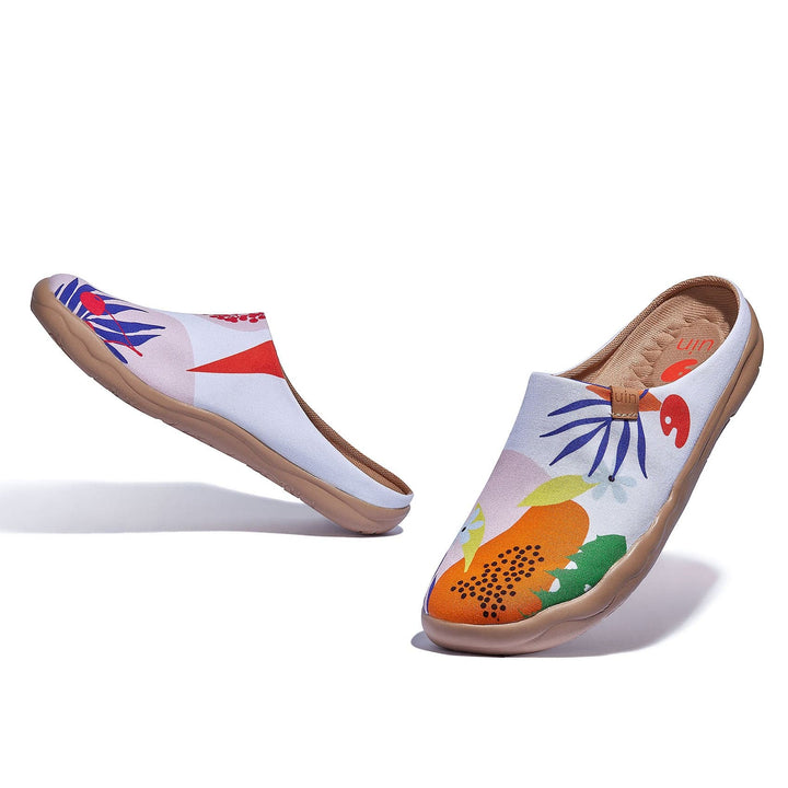 UIN Footwear Women Summer Fruits Malaga Women Canvas loafers