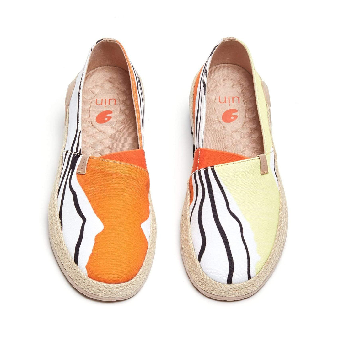UIN Footwear Women Summer Wave Marbella Canvas loafers