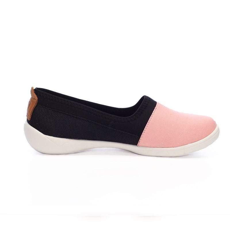UIN Footwear Women Valencia Pink Canvas loafers