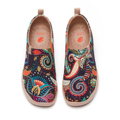 UIN Footwear Women Wonder Mandala Toledo I Women Canvas loafers